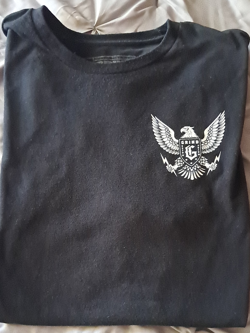 Grind Black Graphic Tee. Mens XL
